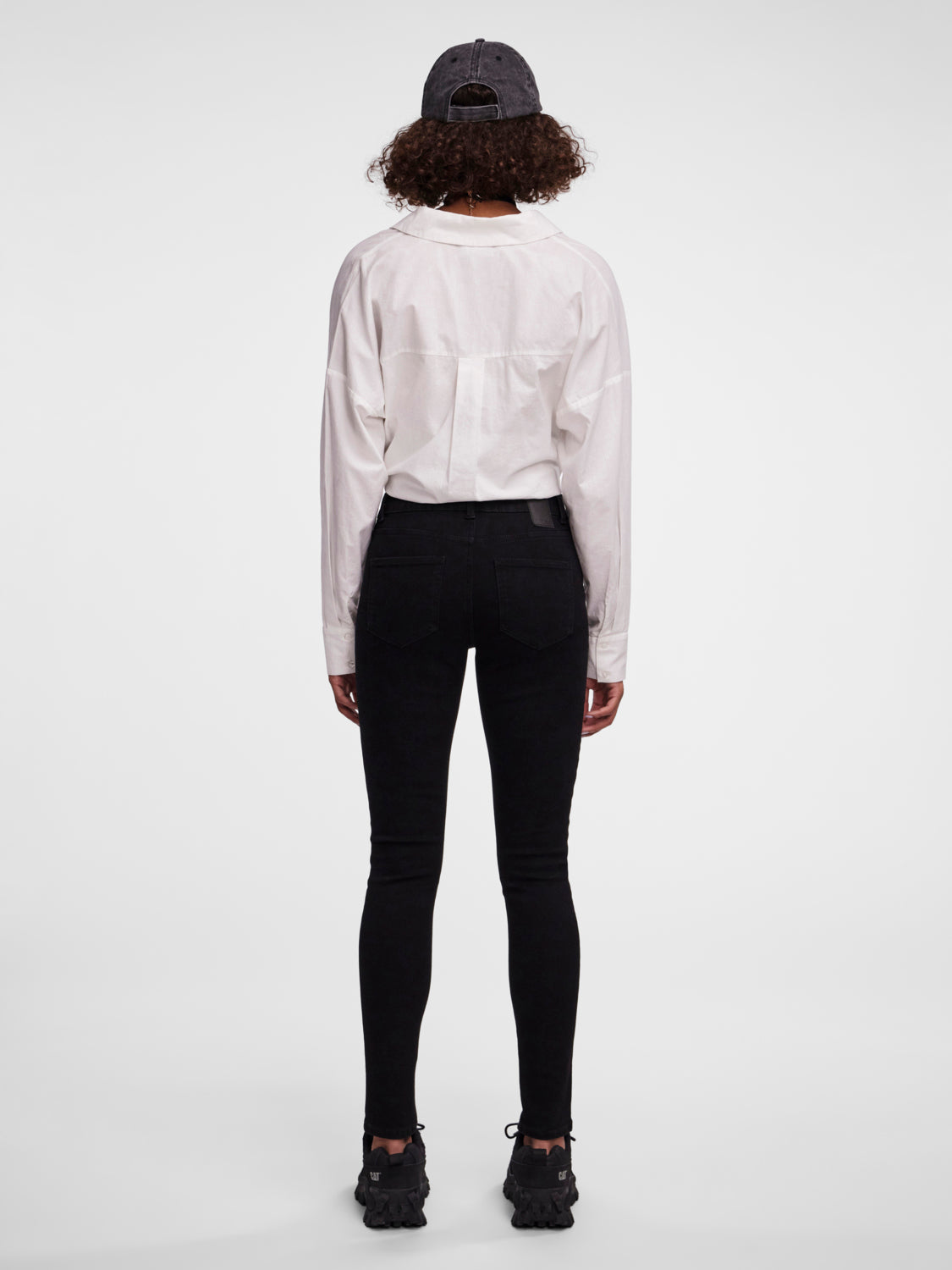 PCDANA MW Jeans - Black Denim